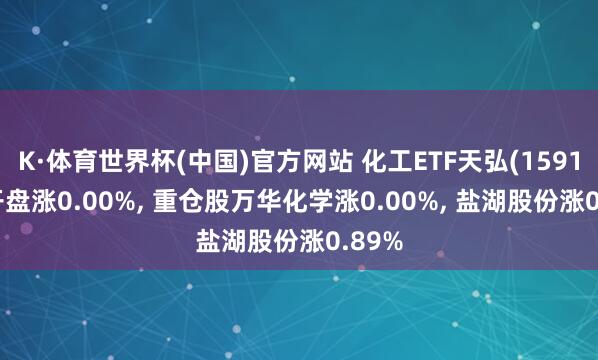 K·体育世界杯(中国)官方网站 化工ETF天弘(159133)开盘涨0.00%, 重仓股万华化学涨0.00%, 盐湖股份涨0.89%