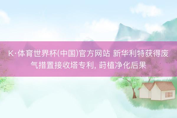 K·体育世界杯(中国)官方网站 新华利特获得废气措置接收塔专利， 莳植净化后果